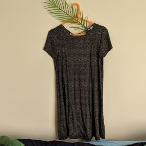 relaxed fit printed dress